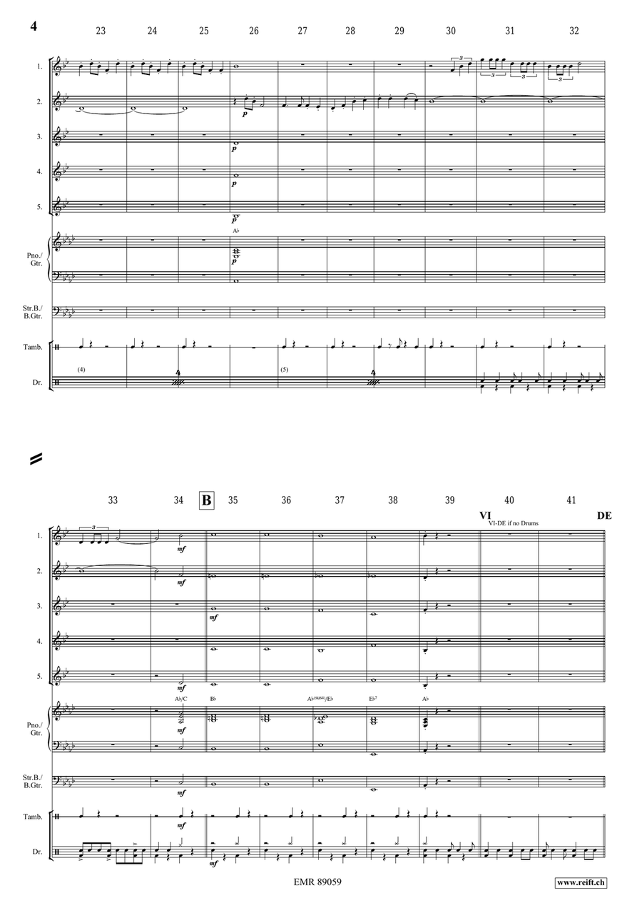 Victory Hymn Of The Republic Cornet scores gallery preview page 4