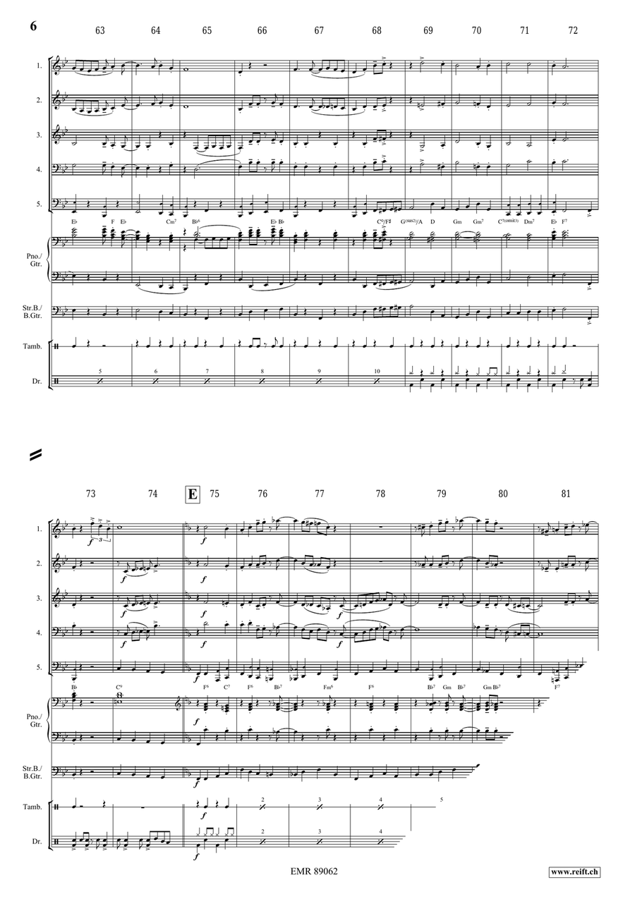 Victory Hymn Of The Republic Brass Quintet scores gallery preview page 6