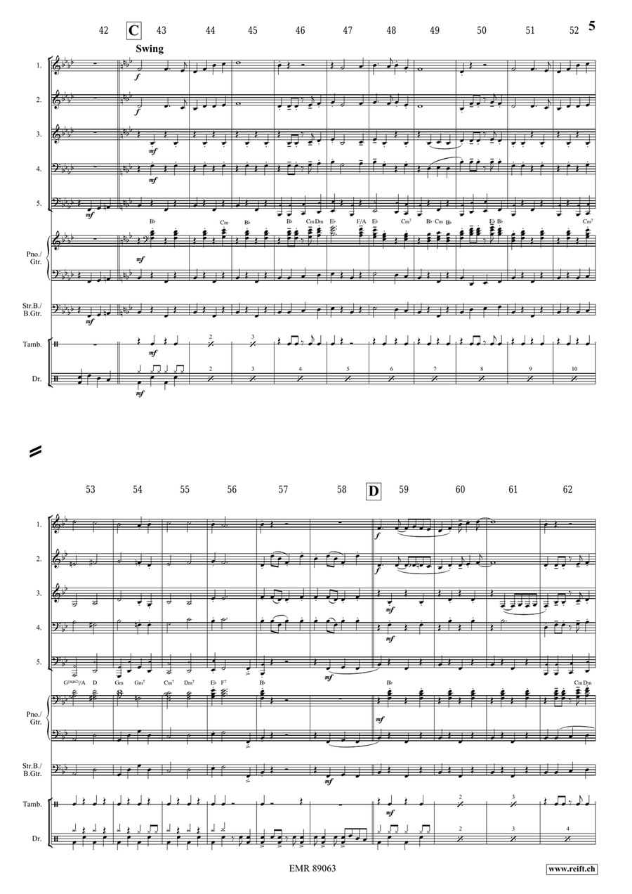 Victory Hymn Of The Republic Woodwind Quintet scores gallery preview page 5