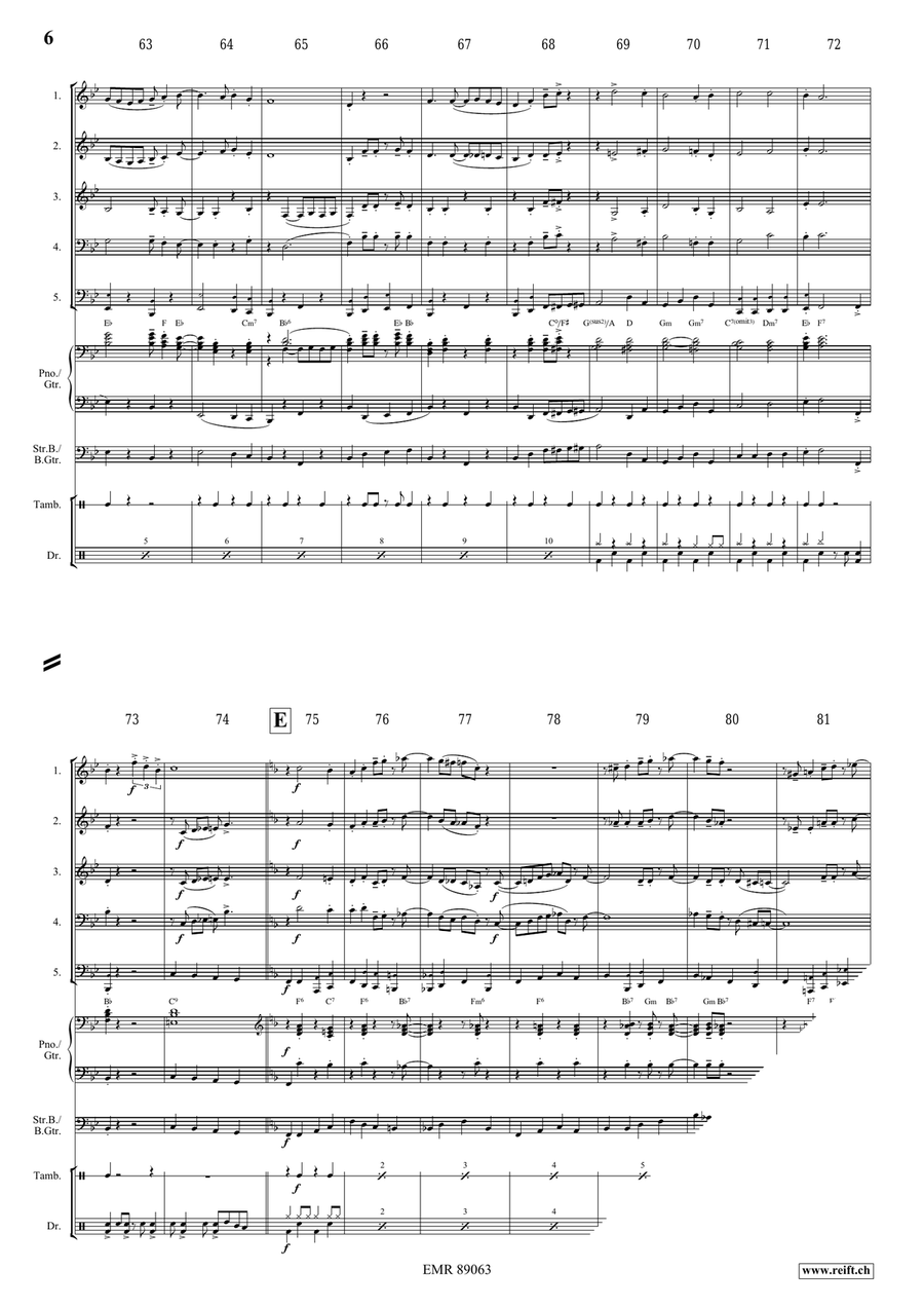 Victory Hymn Of The Republic Woodwind Quintet scores gallery preview page 6