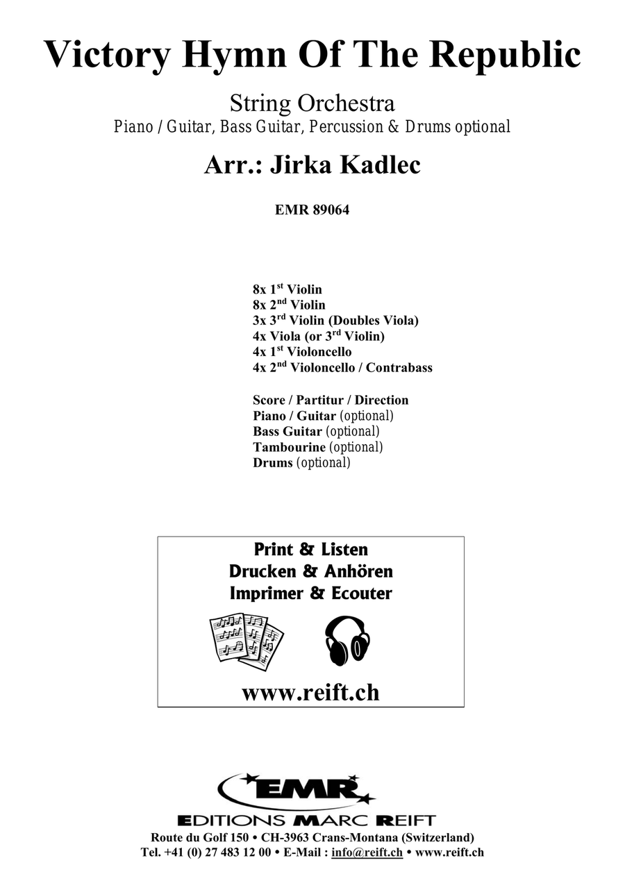 Victory Hymn Of The Republic String Orchestra scores gallery preview page 2