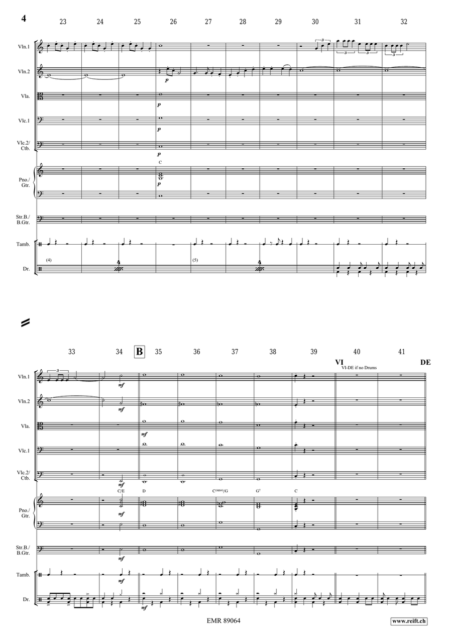 Victory Hymn Of The Republic String Orchestra scores gallery preview page 4