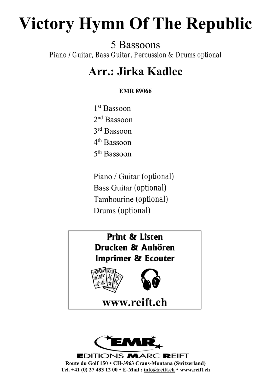 Victory Hymn Of The Republic Bassoon scores gallery preview page 2
