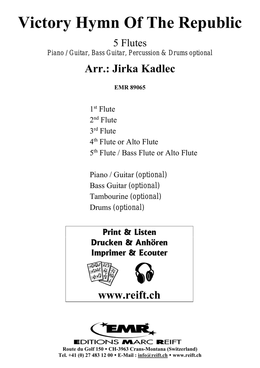 Victory Hymn Of The Republic Flute scores gallery preview page 2