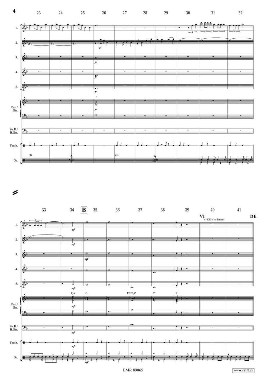 Victory Hymn Of The Republic Flute scores gallery preview page 4