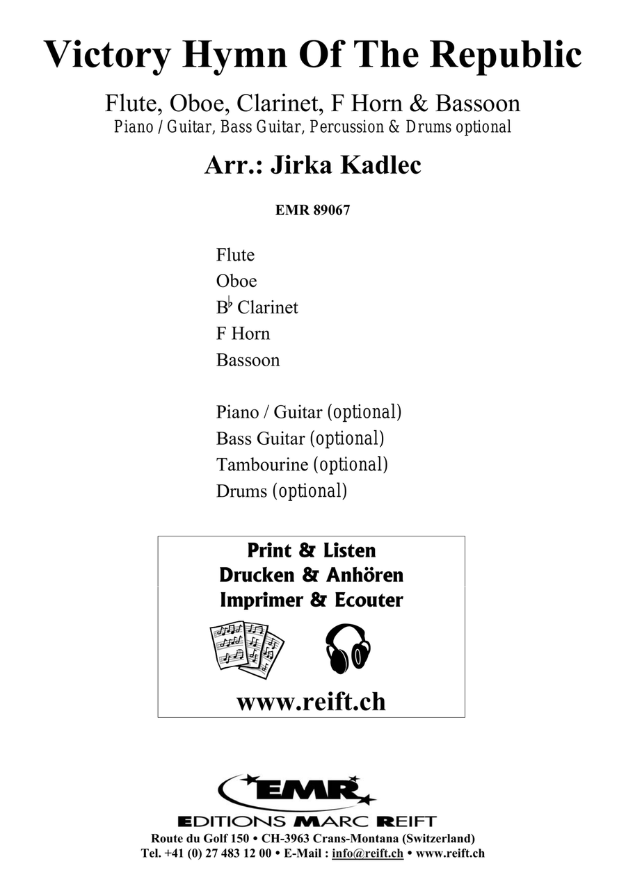 Victory Hymn Of The Republic Woodwind Quintet scores gallery preview page 2