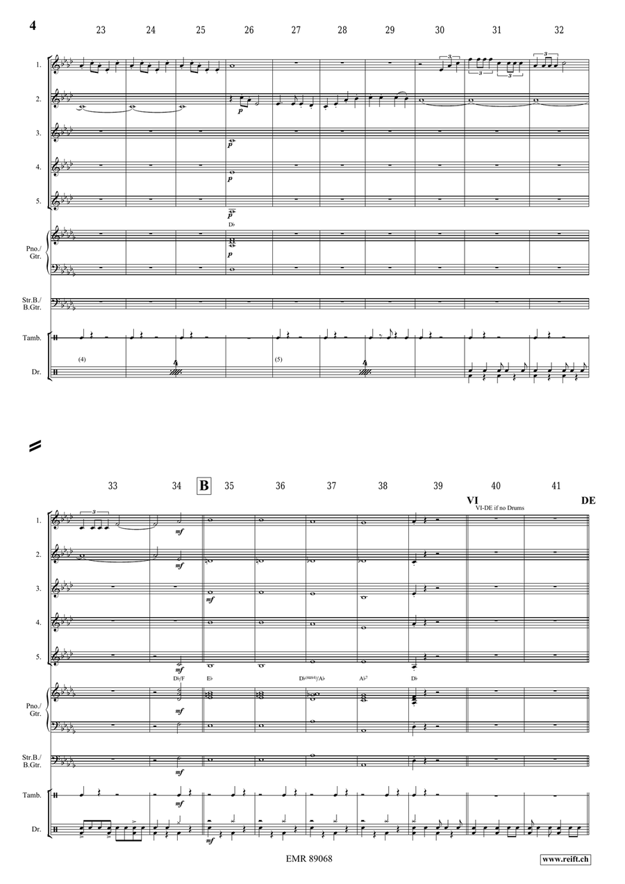 Victory Hymn Of The Republic Horn scores gallery preview page 4