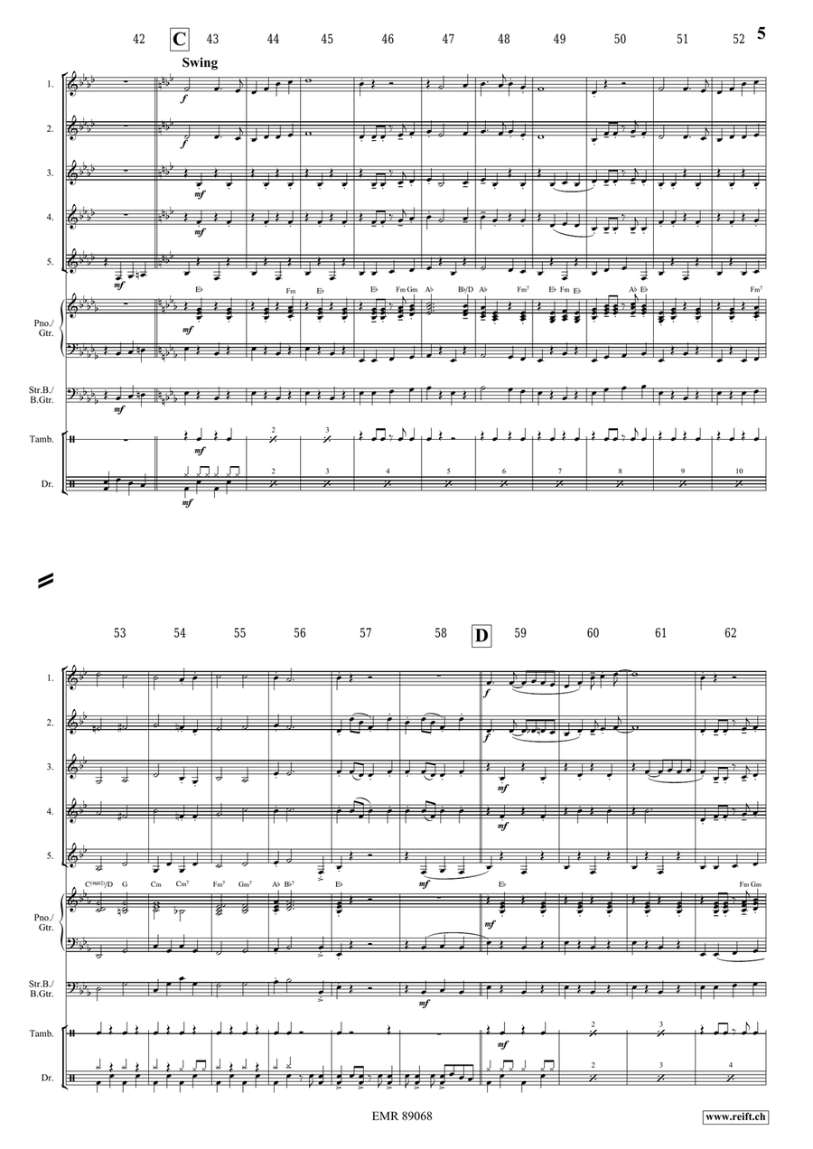Victory Hymn Of The Republic Horn scores gallery preview page 5