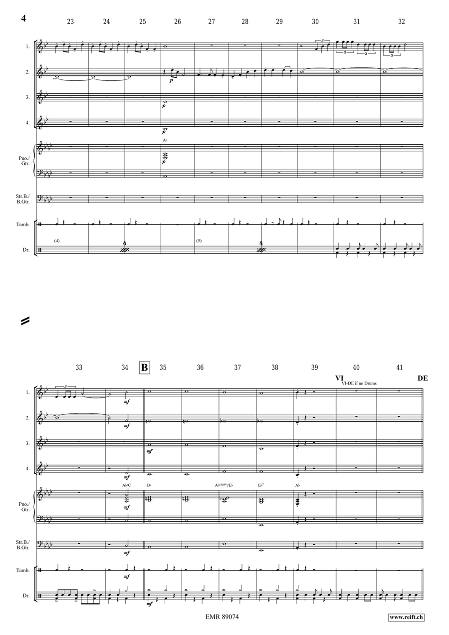 Victory Hymn Of The Republic Cornet scores gallery preview page 4