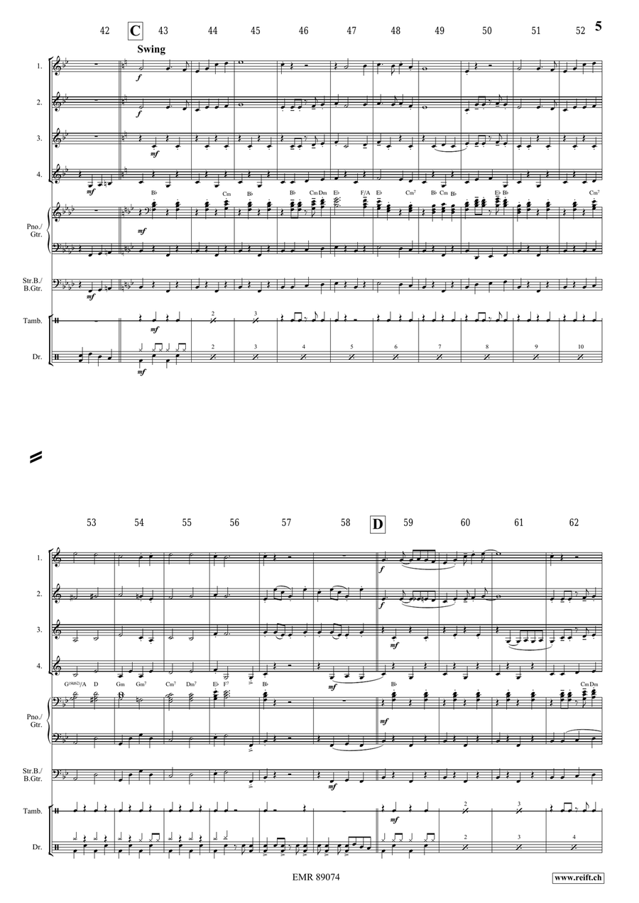 Victory Hymn Of The Republic Cornet scores gallery preview page 5