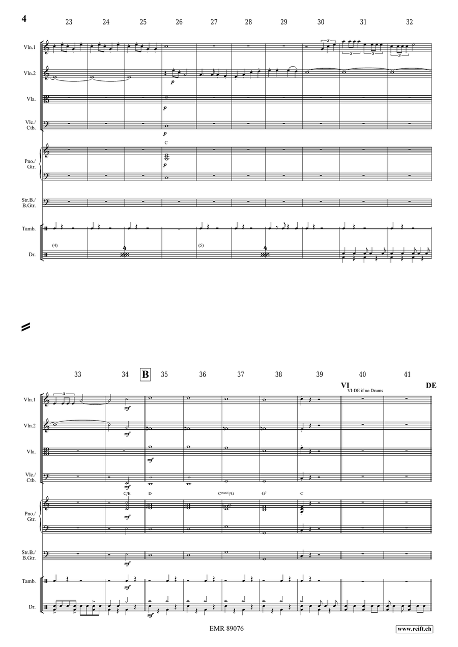 Victory Hymn Of The Republic String Quartet scores gallery preview page 4