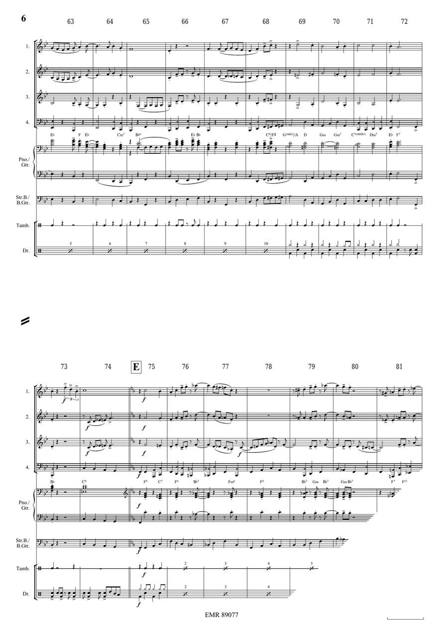 Victory Hymn Of The Republic Brass Quartet scores gallery preview page 6