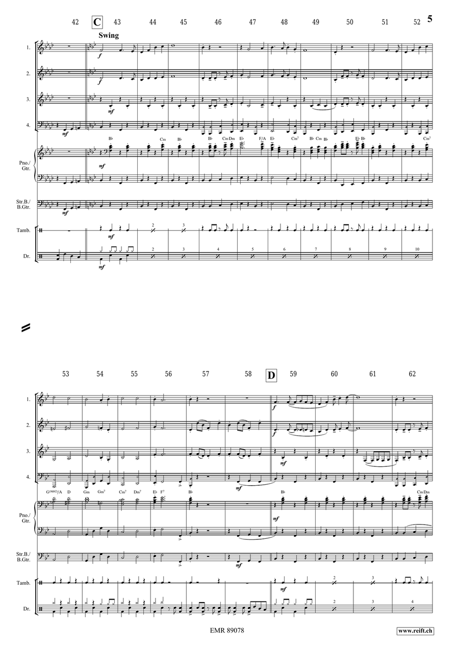Victory Hymn Of The Republic Woodwind Quartet scores gallery preview page 5