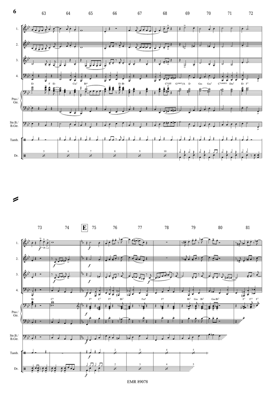 Victory Hymn Of The Republic Woodwind Quartet scores gallery preview page 6