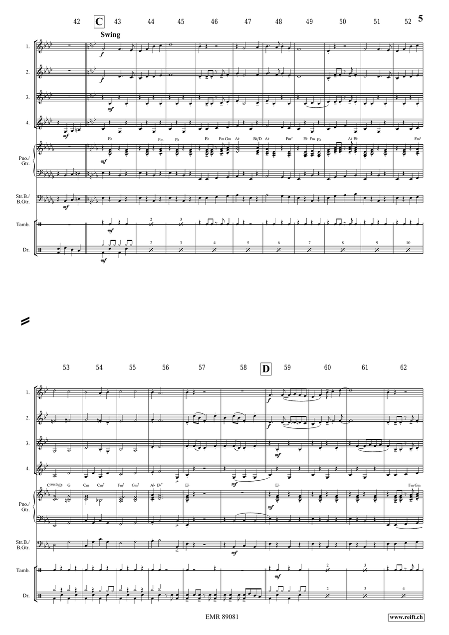 Victory Hymn Of The Republic Horn scores gallery preview page 5