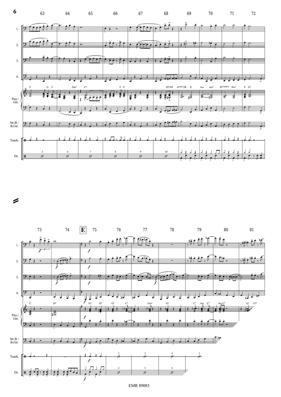 Victory Hymn Of The Republic Tuba Quartet scores gallery preview page 6