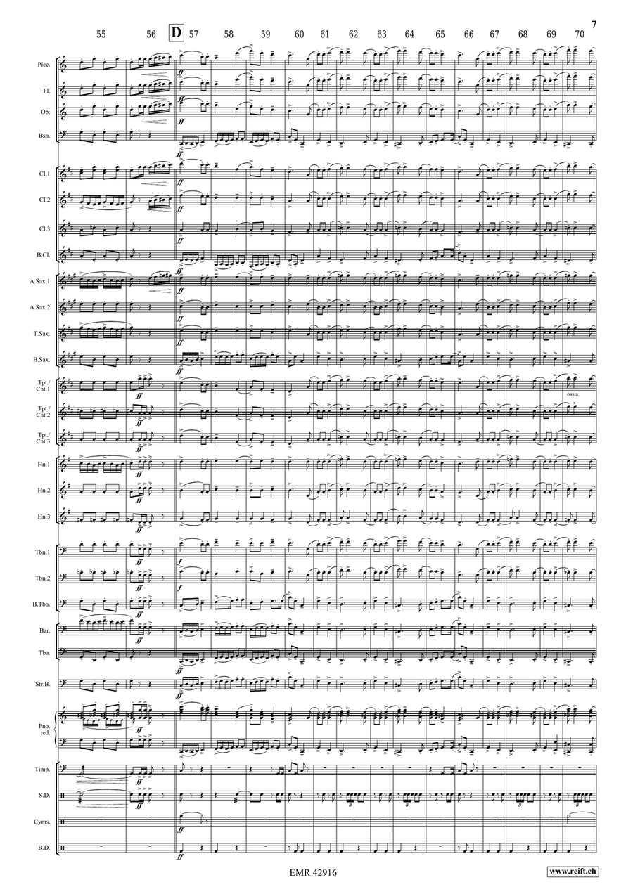 Towards A New Life Towards A New Life Concert Band scores gallery preview page 7