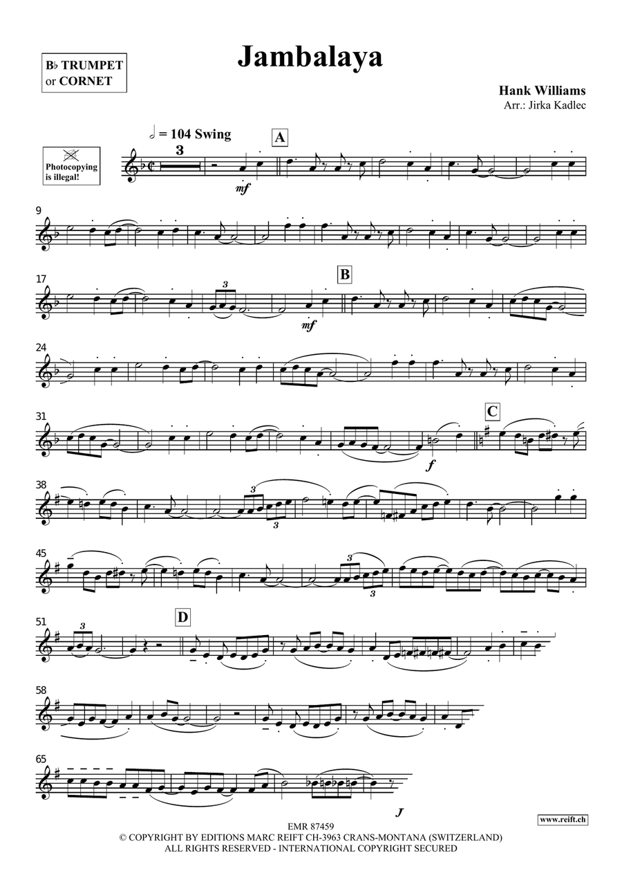 Jambalaya Jambalaya Cornet scores gallery preview page 3