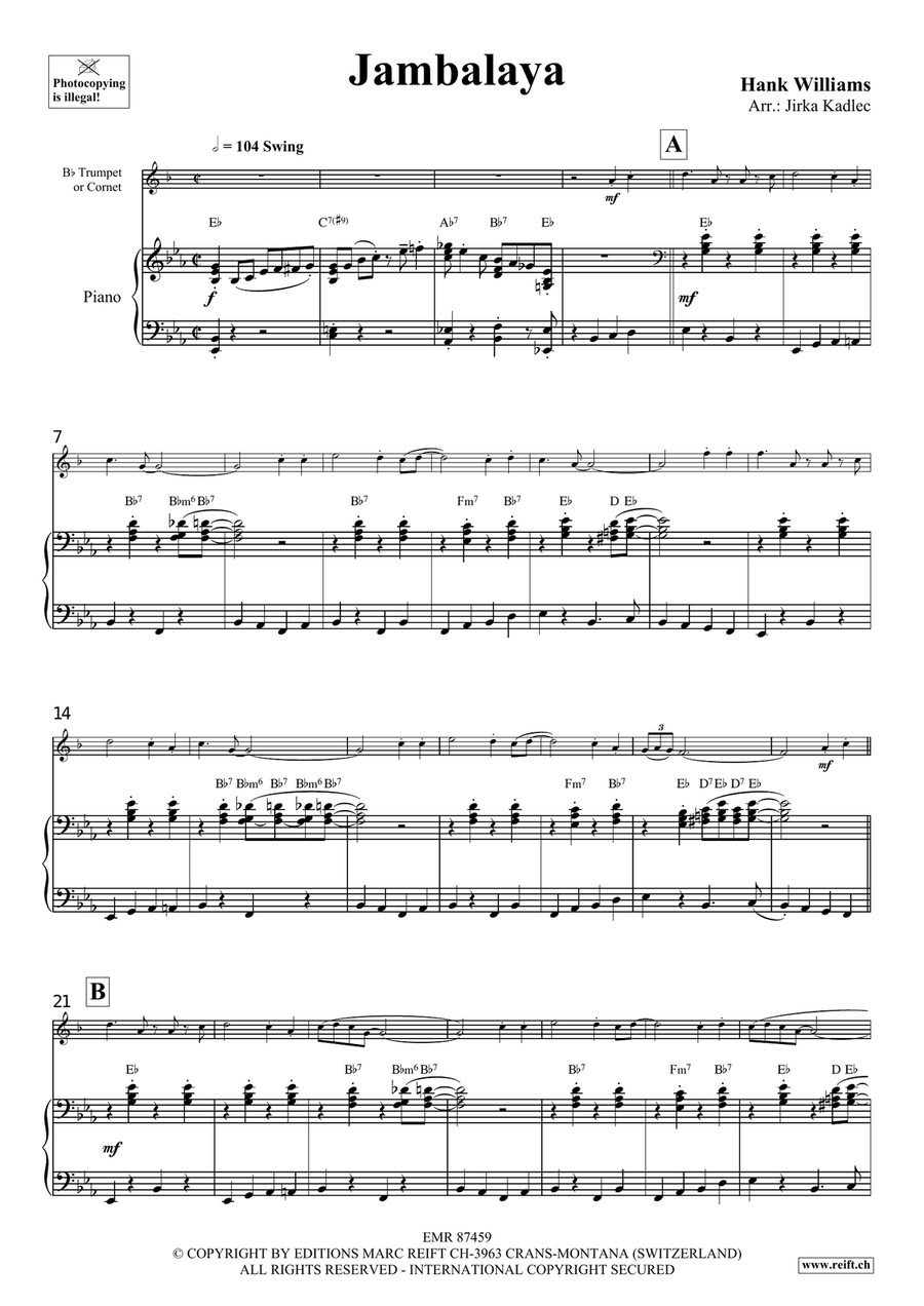 Jambalaya Jambalaya Cornet scores gallery preview page 4
