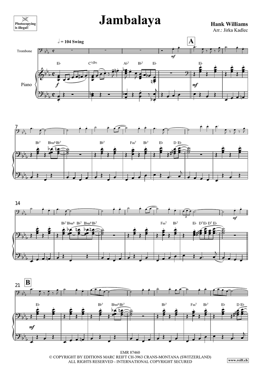 Jambalaya Jambalaya Piano Accompaniment scores gallery preview page 4