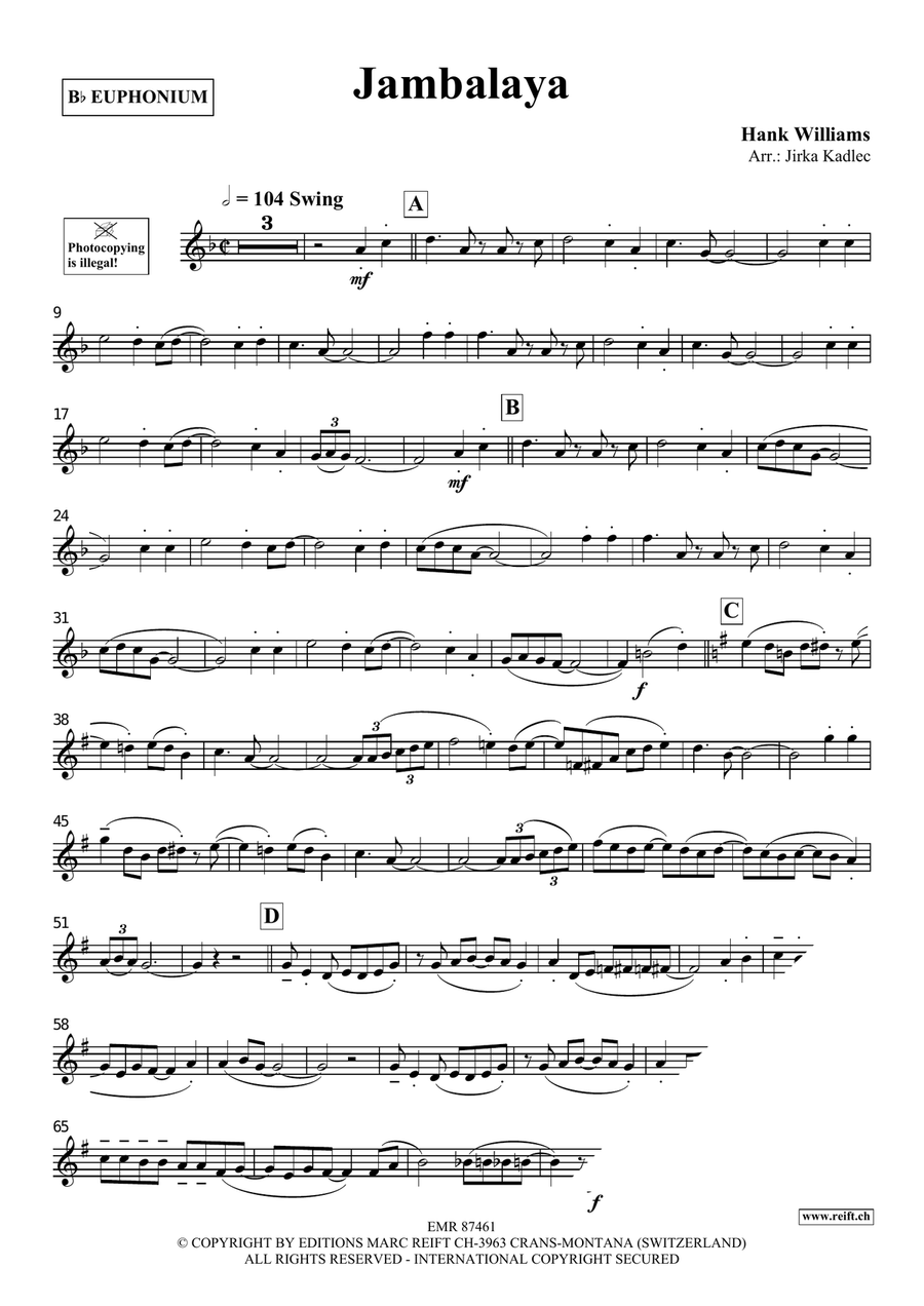 Jambalaya Jambalaya Euphonium scores gallery preview page 3