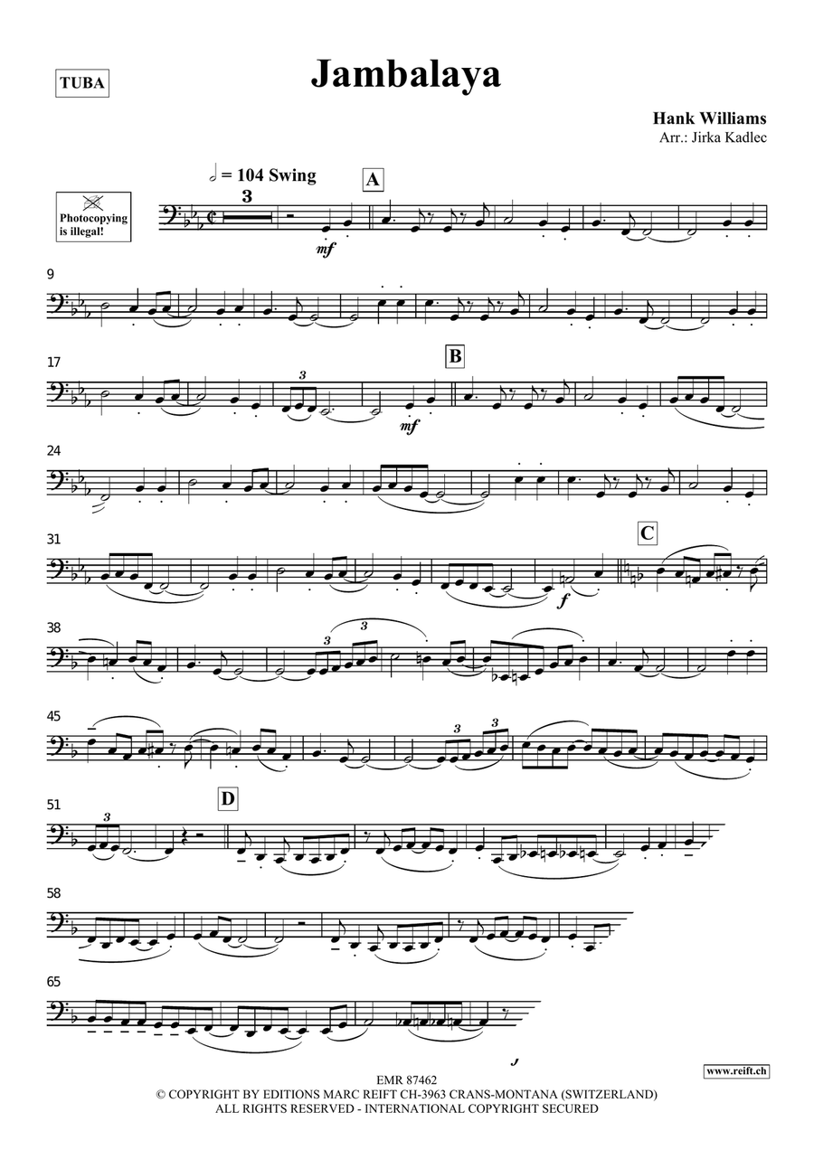 Jambalaya Jambalaya Tuba scores gallery preview page 3