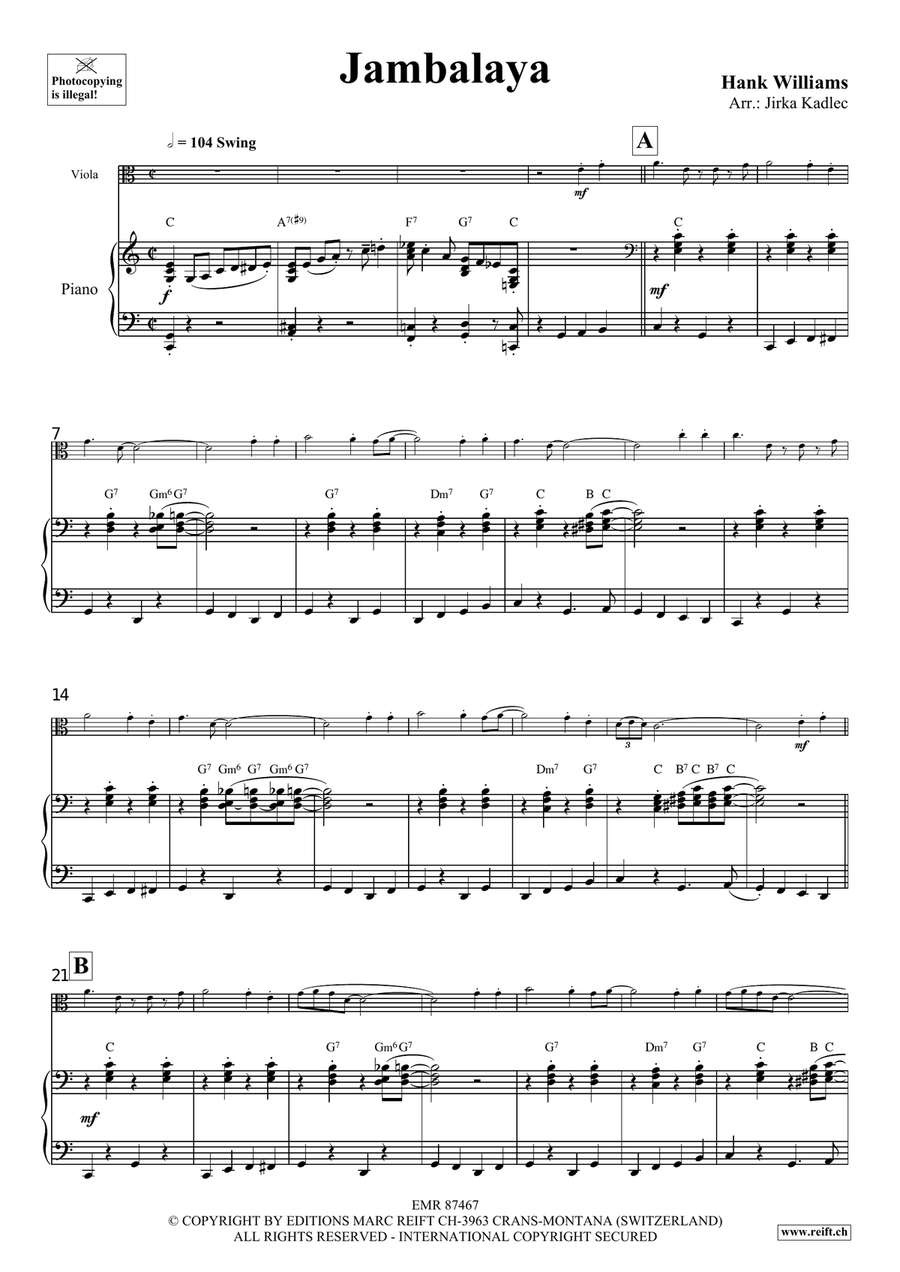 Jambalaya Jambalaya Piano Accompaniment scores gallery preview page 4