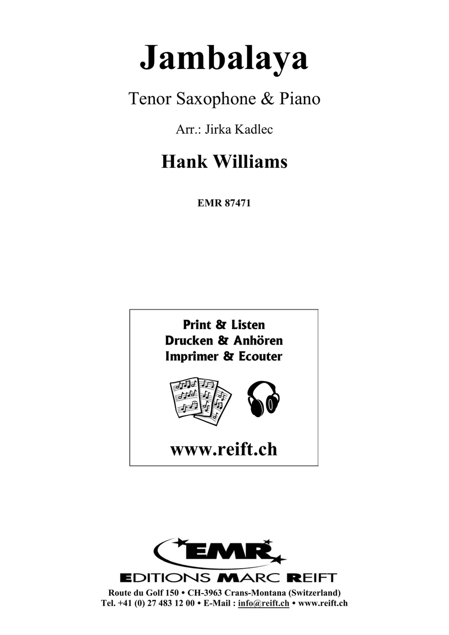 Jambalaya Jambalaya Tenor Saxophone scores gallery preview page 2