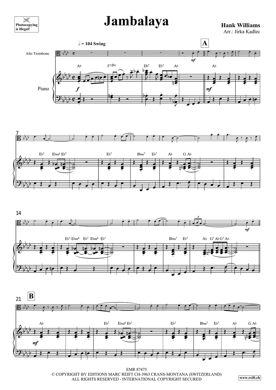 Jambalaya Jambalaya Piano Accompaniment scores gallery preview page 4