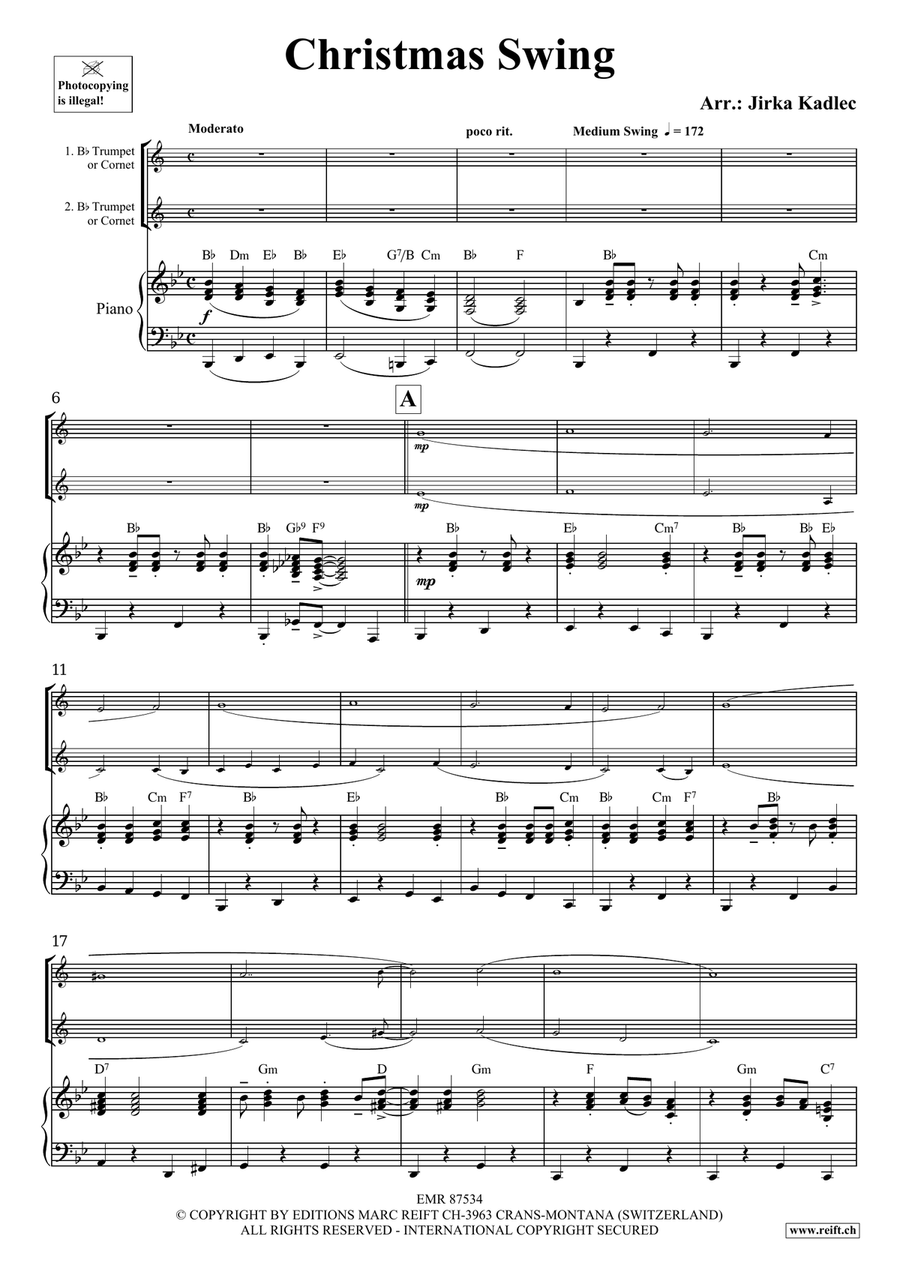 Christmas Swing Christmas Swing Trumpet Duet scores gallery preview page 3