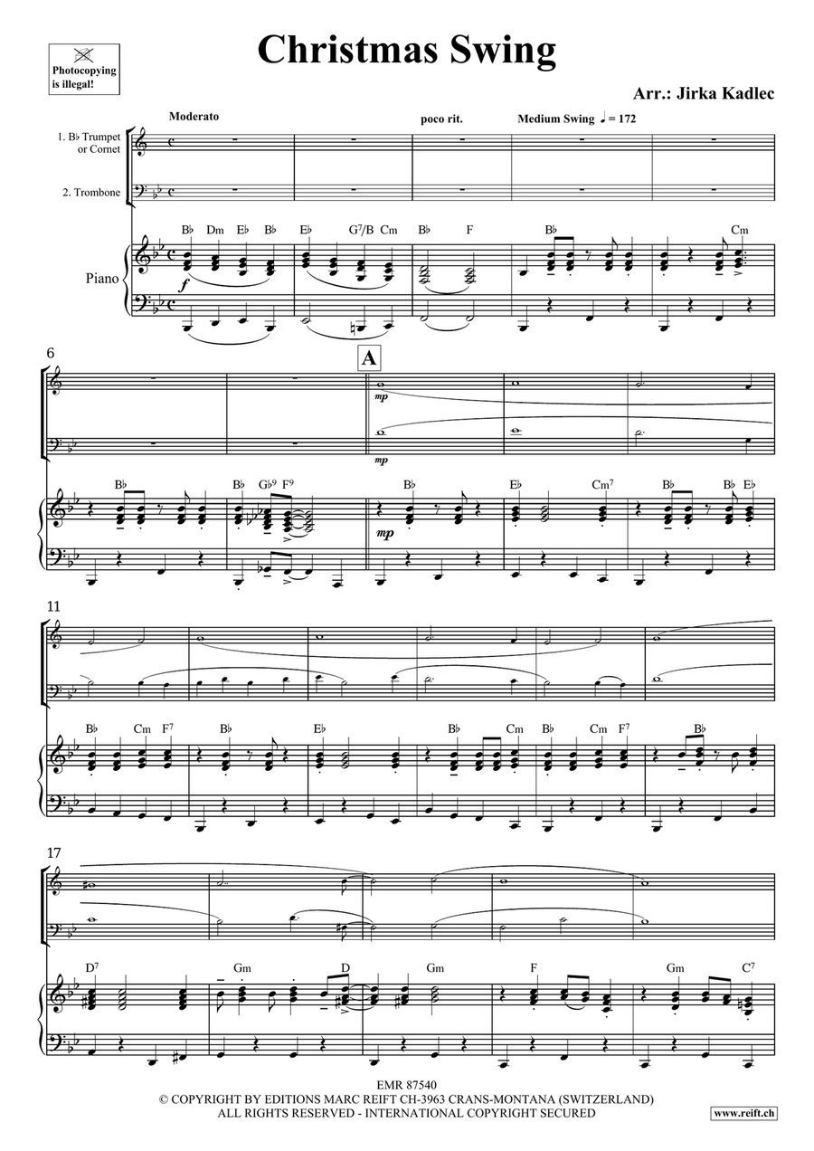 Christmas Swing Christmas Swing Cornet scores gallery preview page 3