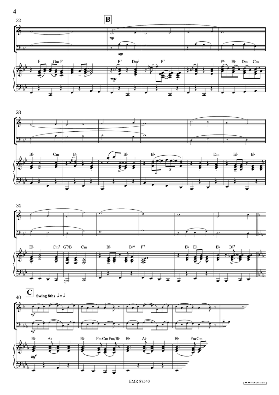 Christmas Swing Christmas Swing Cornet scores gallery preview page 4