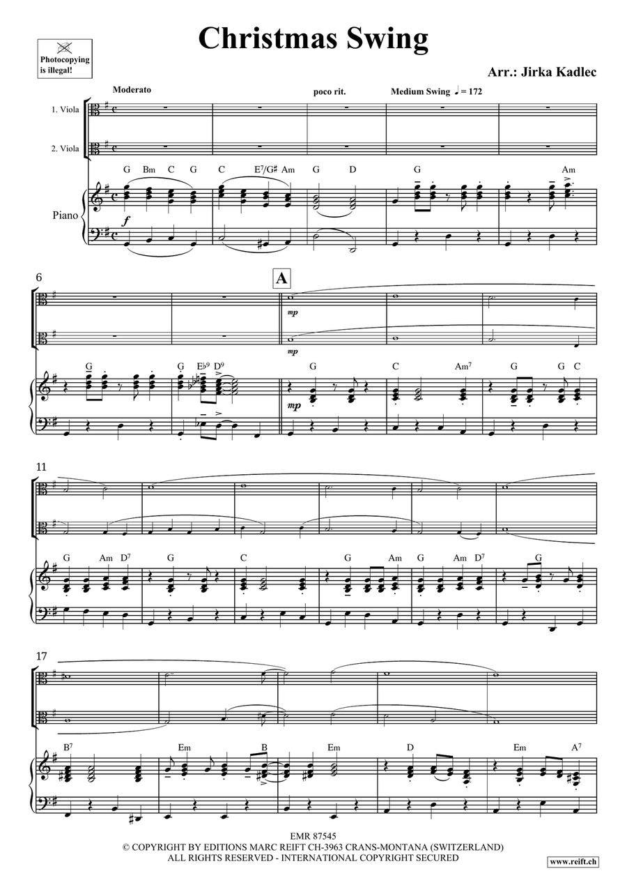 Christmas Swing Christmas Swing Viola scores gallery preview page 3