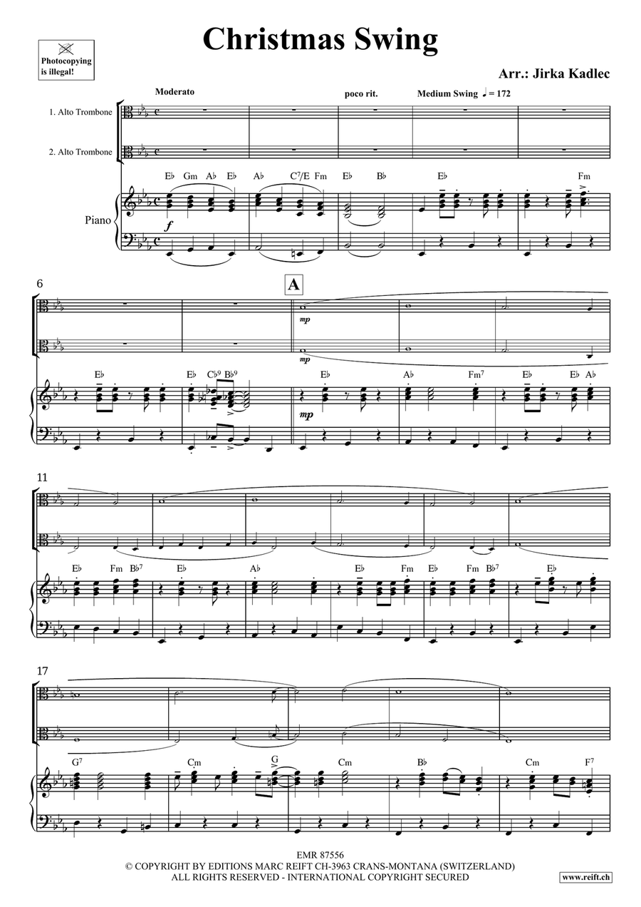 Christmas Swing Christmas Swing Piano Accompaniment scores gallery preview page 3
