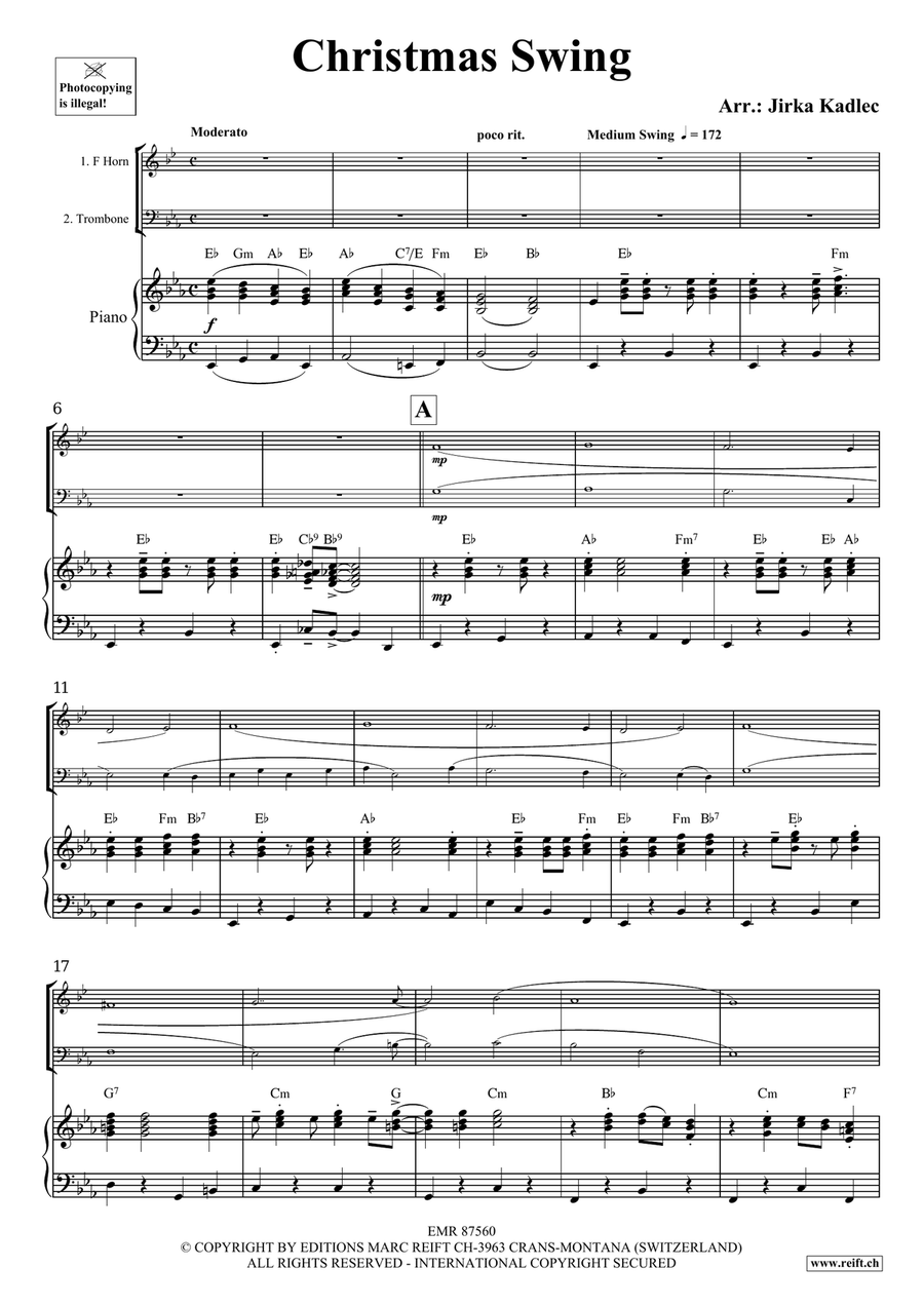 Christmas Swing Christmas Swing Horn scores gallery preview page 3