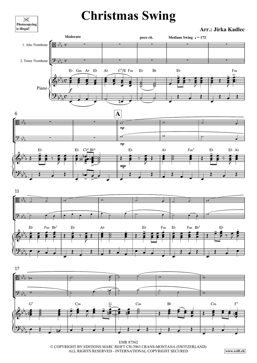 Christmas Swing Christmas Swing Piano Accompaniment scores gallery preview page 3