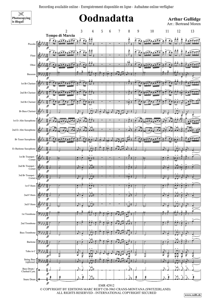 Oodnadatta Oodnadatta Concert Band scores gallery preview page 4