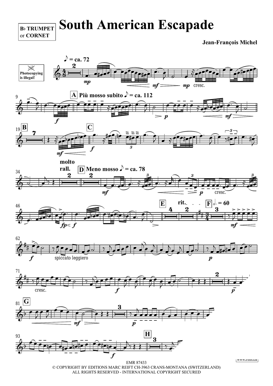 South American Escapade South American Escapade Cornet scores gallery preview page 4