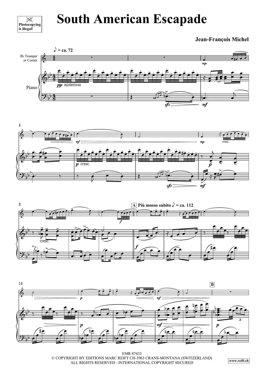 South American Escapade South American Escapade Cornet scores gallery preview page 5