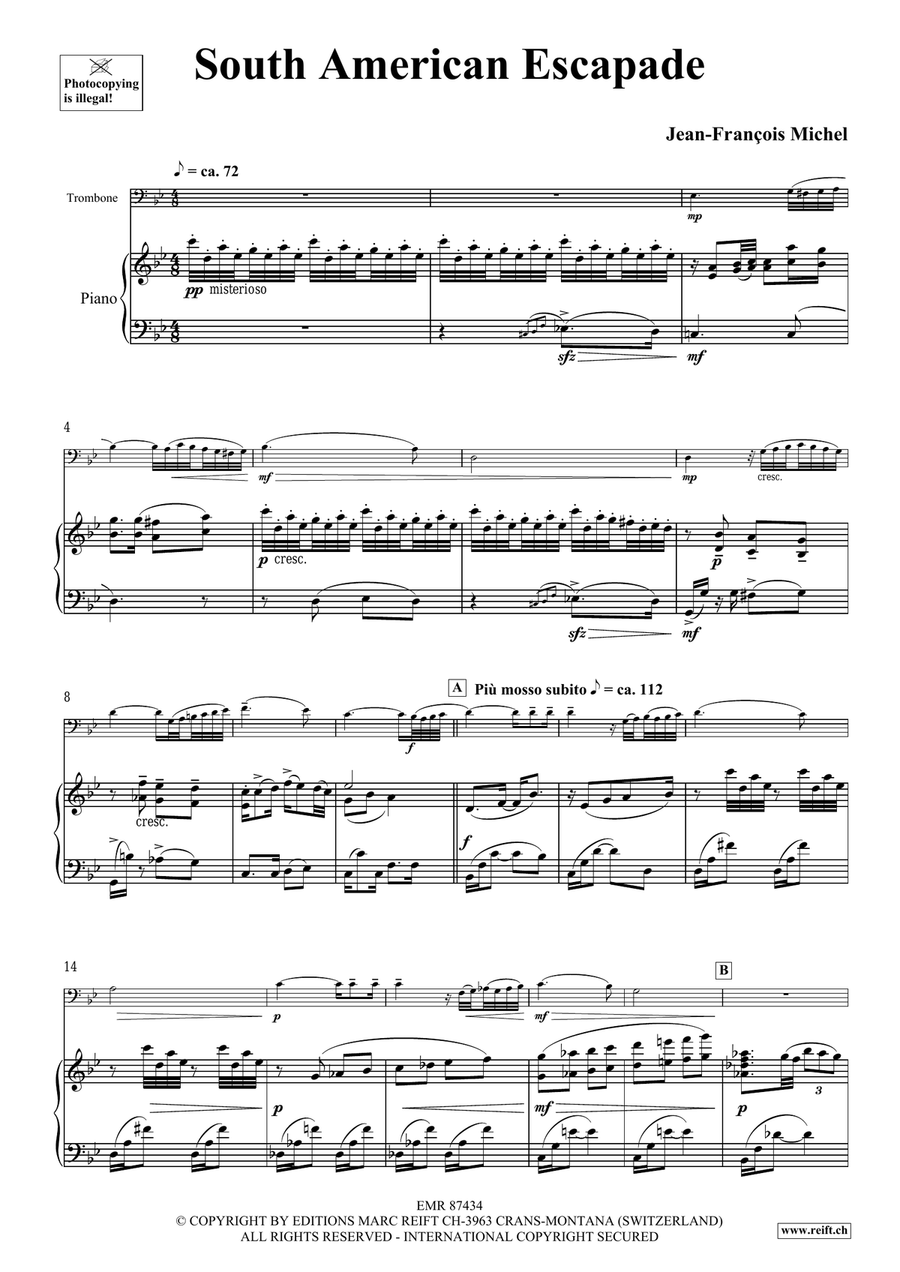 South American Escapade South American Escapade Piano Accompaniment scores gallery preview page 5