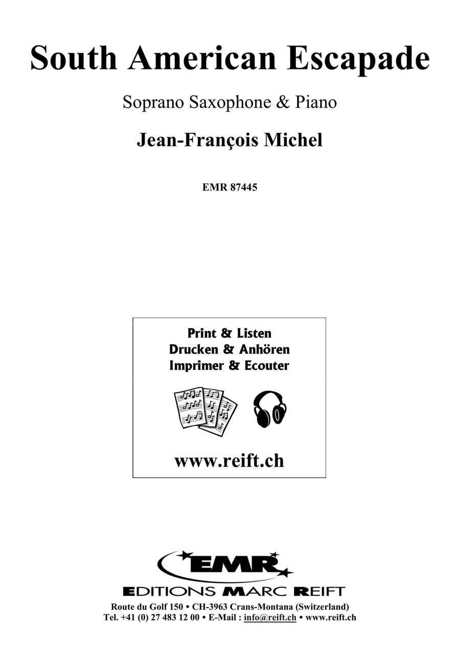 South American Escapade South American Escapade Soprano Saxophone scores gallery preview page 2