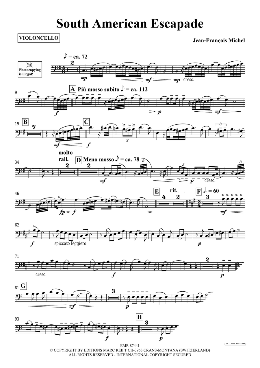 South American Escapade South American Escapade Piano Accompaniment scores gallery preview page 4