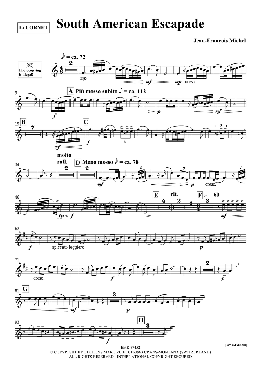 South American Escapade South American Escapade Cornet scores gallery preview page 4