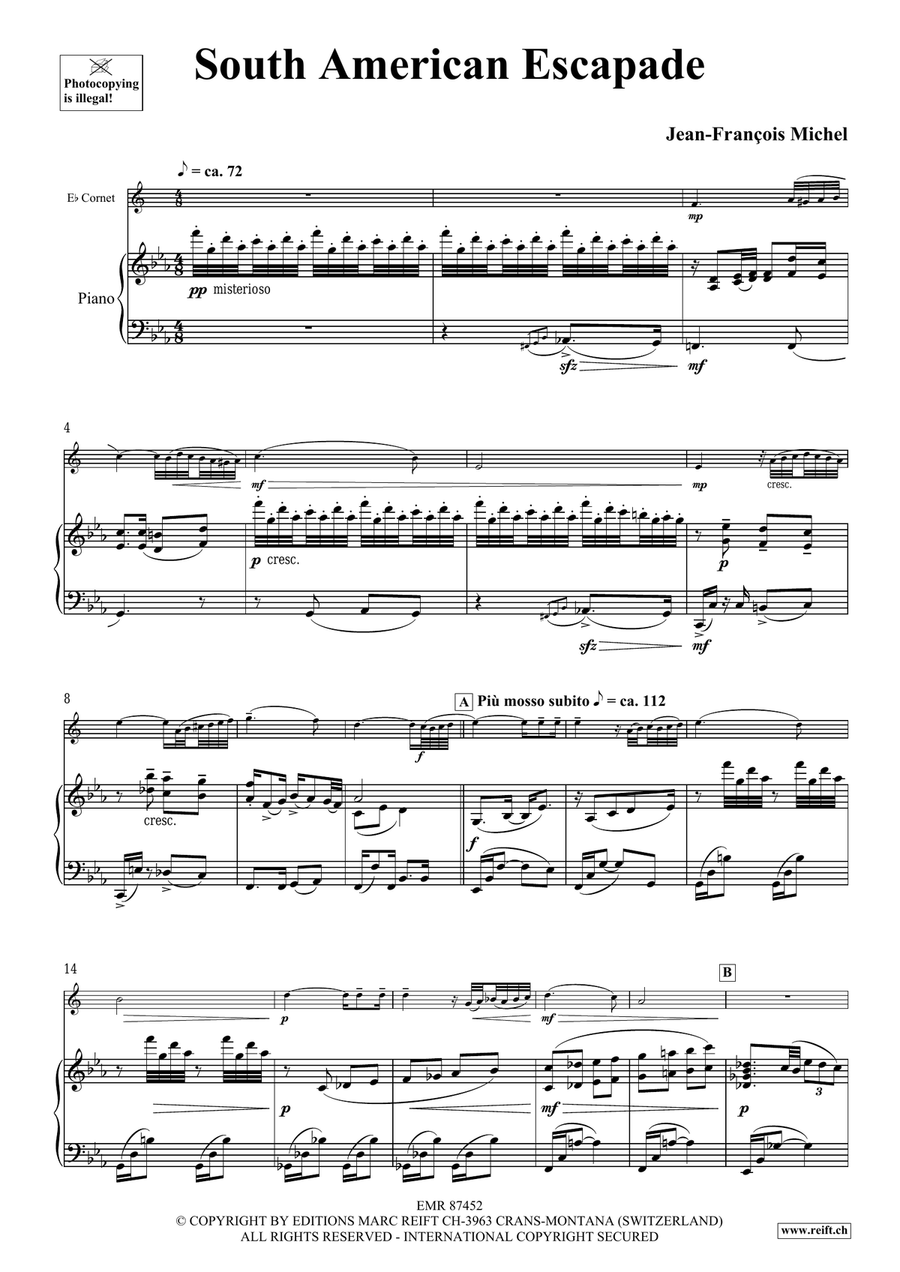 South American Escapade South American Escapade Cornet scores gallery preview page 5