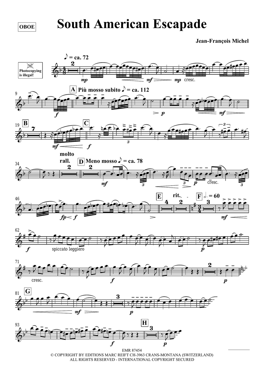 South American Escapade South American Escapade Piano Accompaniment scores gallery preview page 4