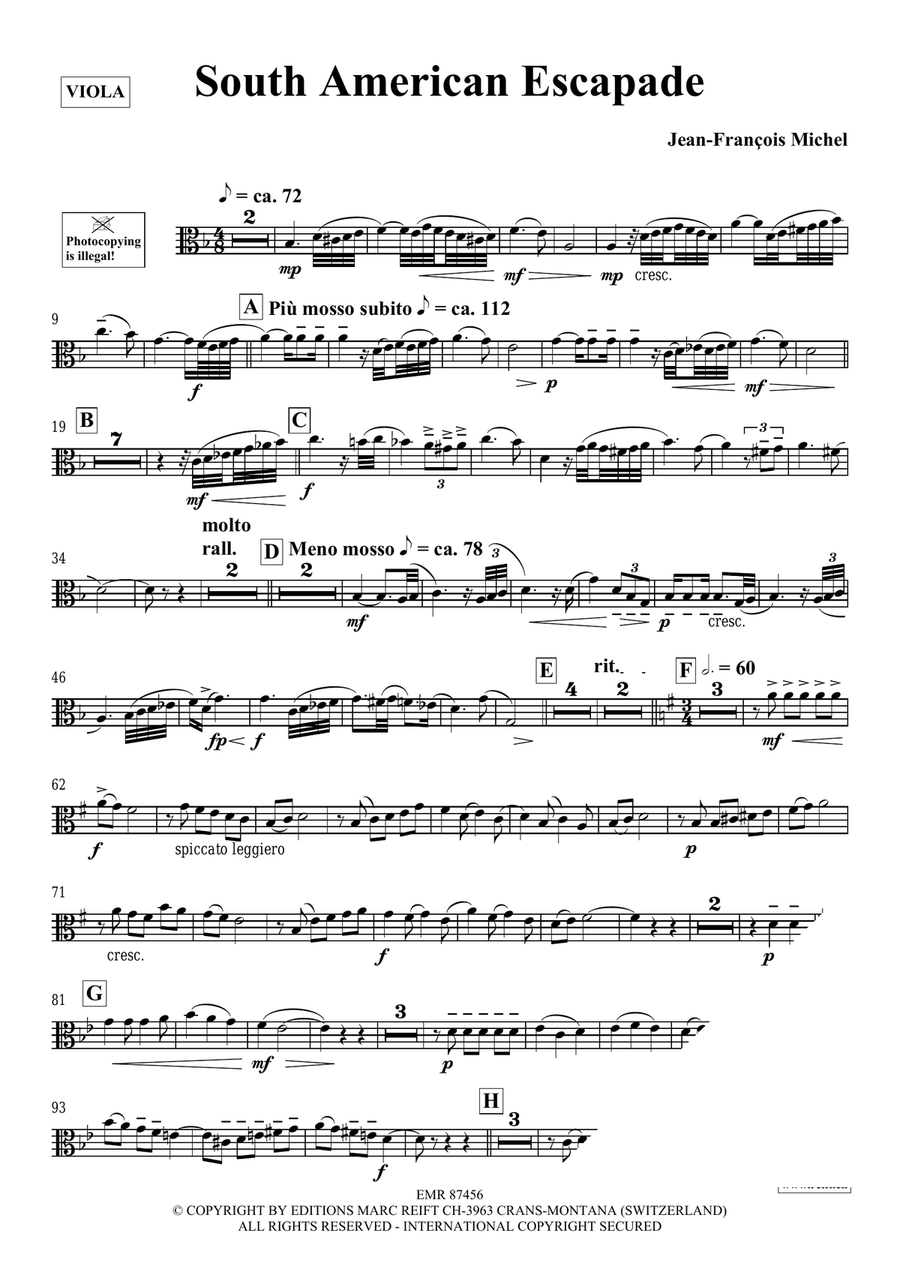 South American Escapade South American Escapade Piano Accompaniment scores gallery preview page 4
