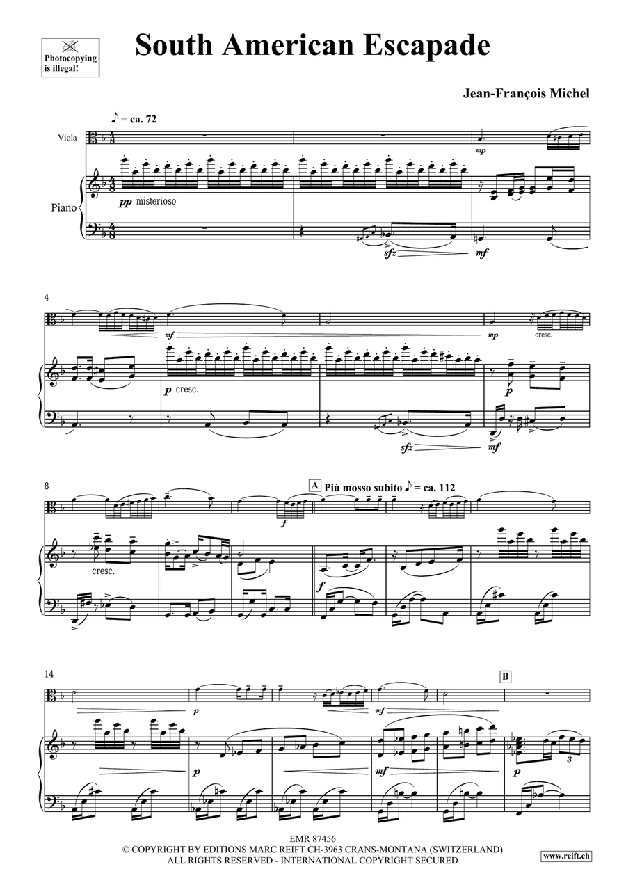 South American Escapade South American Escapade Piano Accompaniment scores gallery preview page 5