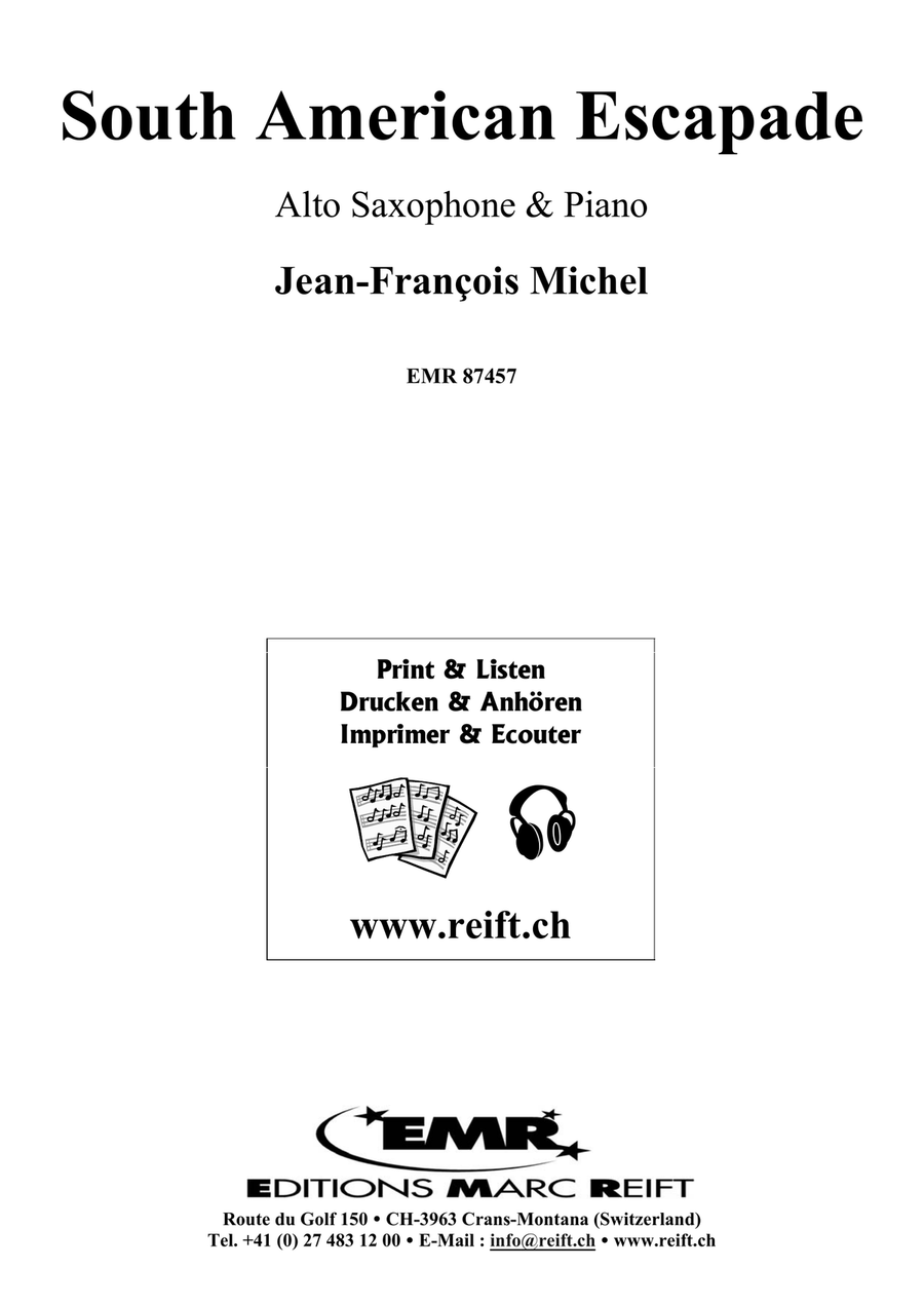 South American Escapade South American Escapade Alto Saxophone scores gallery preview page 2