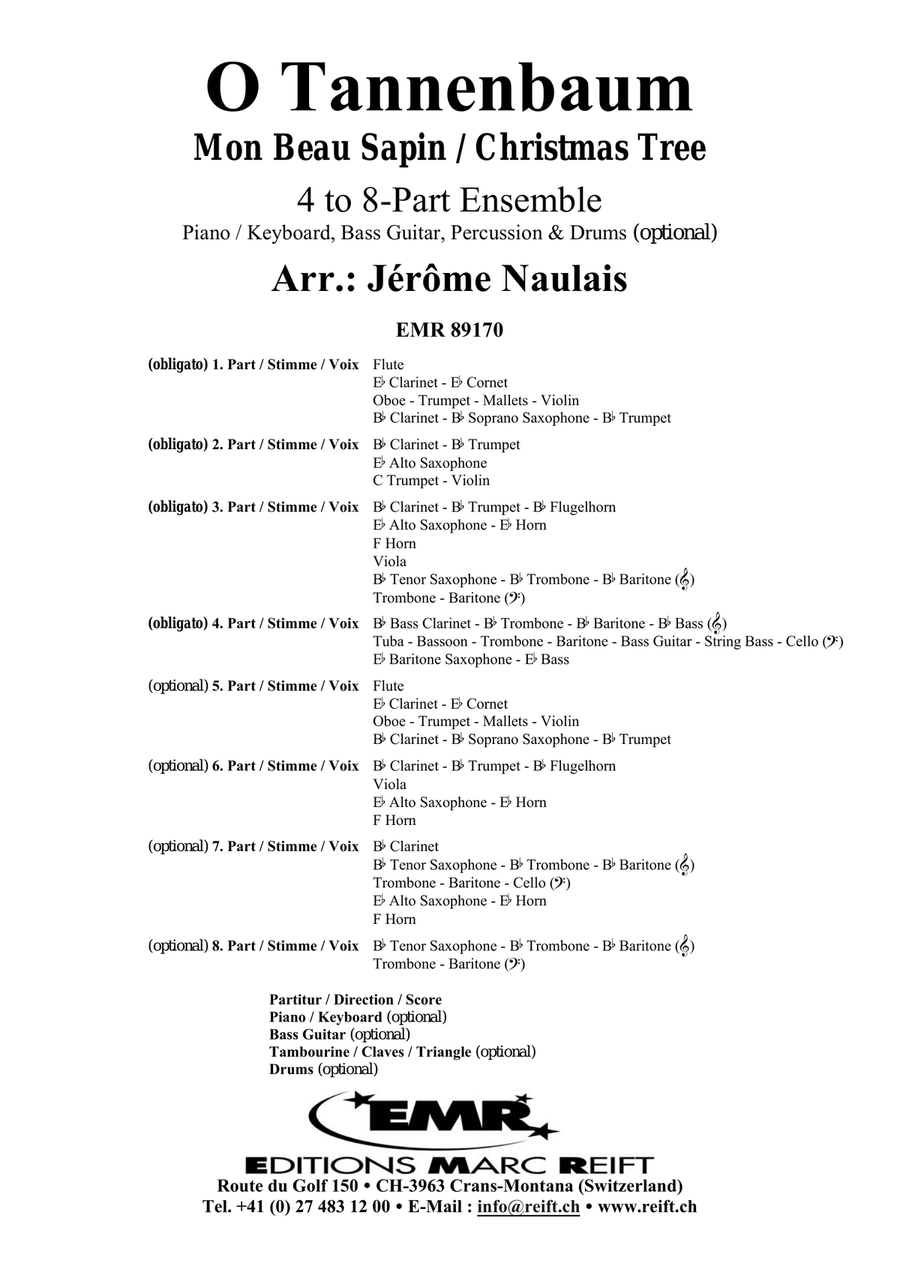 O Tannenbaum O Tannenbaum Score scores gallery preview page 2
