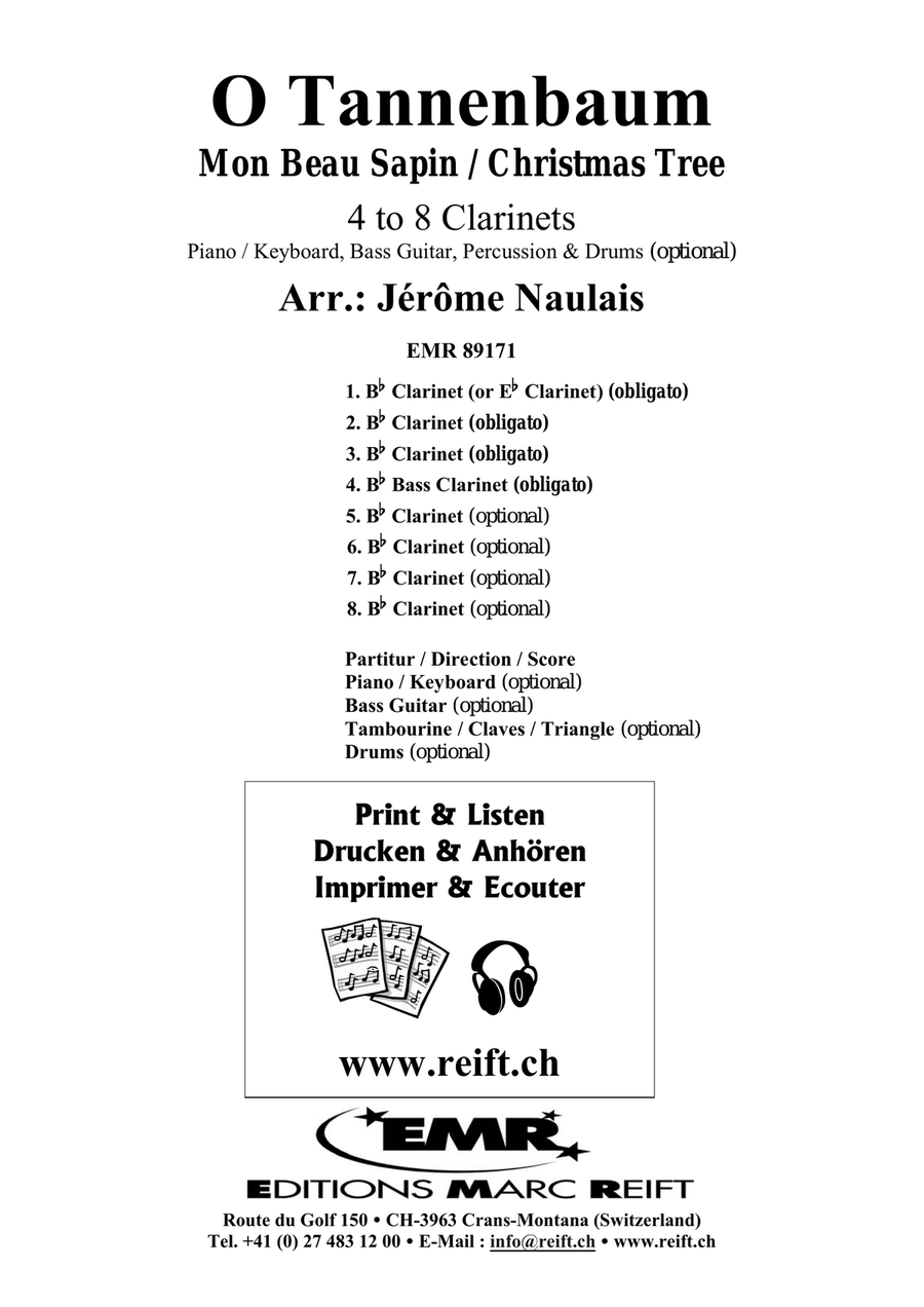 O Tannenbaum O Tannenbaum Clarinet scores gallery preview page 2